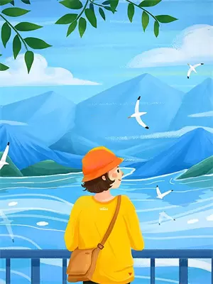 湖蓝色壁纸