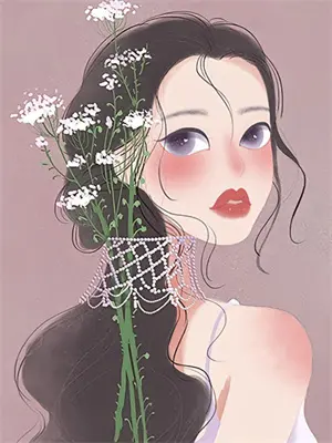 金钗石斛花