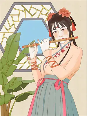 酒红色礼服配鲜花